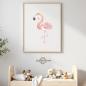 Preview: Buegelbild Flamingo